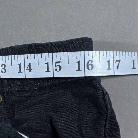 Signature by‎ Levi Strauss Black Jeans At Waist Bootcut Size Misses 14 Short - Picture 13 of 15